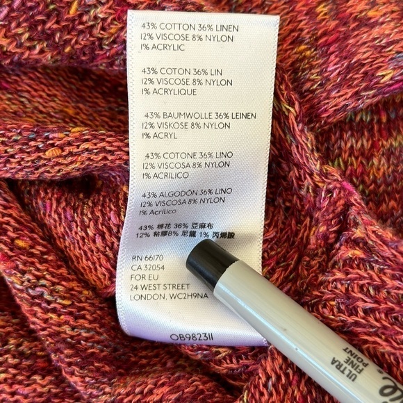 2 for $26 Free People Prism Oversized Knit Pullover Sweater Size XS - Picture 7 of 9